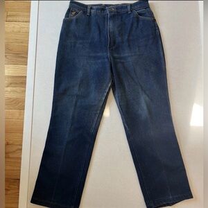 70/80s Vintage Wrangler Jeans Medium Wash High Waist Straight Leg Womens 18